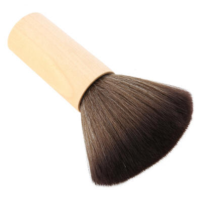 

Greensen Barber Cleaning Wood Handle Hair Sweep Brush Hairdressing Neck Face Duster Tool