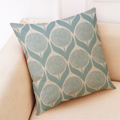 

Gobestart Line Pattern Pillowcase Linen Sofa Cushion Cover Home Decoration Pillowcase