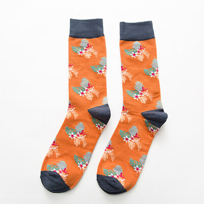 

Colorful Crew Socks Cartoon Funny Flamingo Pattern Casual Dress Design Gift