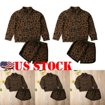 

2pcs Toddler Kids Baby Boy Girls Long Coat TopsPants Outfit Coat Clothes Set