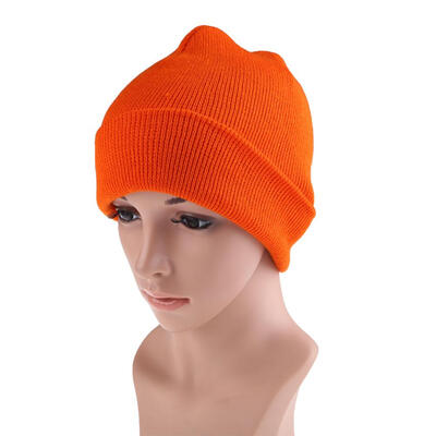 

Mens Women Beanie Knit Ski Cap Hip-Hop Color Winter Warm Unisex Wool Hat