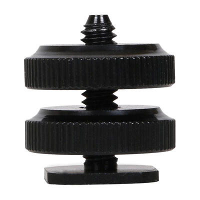 

14 inch Tripod Mount Screw with Double Layer to Flash Hot Shoe Adapter