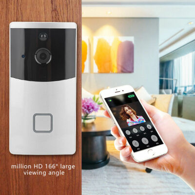 

Wireless WiFi DoorBell Smart Video Phone Door Visual Ring Intercom Secure Camera