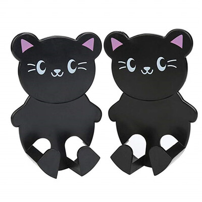 

Toponeto Cartoon Plug Holder Storage Rack Hook Kitchen Decoration Cute