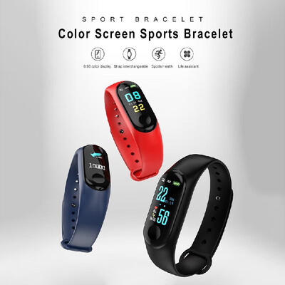 

Smart Bracelet M3 Sport Bracelet 096 TFT Touch Screen BT 40 Fitness Tracker Heart RateBlood Pressure Monitoring Pedometer IP67