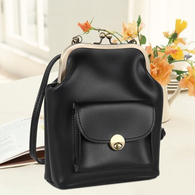 

Women Messenger Handbag Inclined Shoulder Bag Crossbody PU Leather Satchel Sling Bag