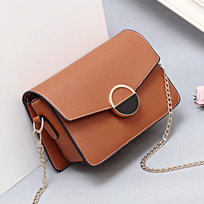 

Korean version of the small square package Korean version of the round lock small bag chain slung shoulder bag