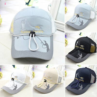 

Men Fashion Outdoor Sun Protection Tackle Mesh Baseball Cap Fishing Hat