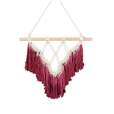 

Bohemian Macrame Home Tapestry Wall Hanging Decor Cotton Woven Hollow Out Decorative Wall Art