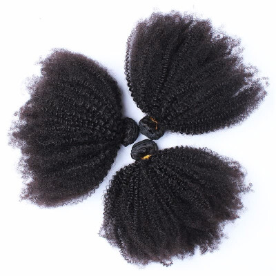 

Afro Kinky Curly Brazilian Virgin Hair 3 Bundles Human Hair Extensions Dolago