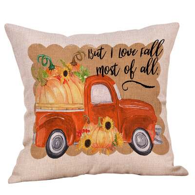 

Siaonvr Halloween Home Car Bed Sofa Decorative Letter Pillow Case Cushion Cover