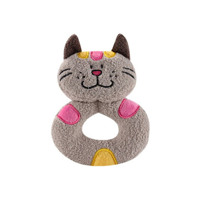 

Tailored Infants Kids Animal Soft Plush Baby Hand Bells Educational Doll Toy Dog