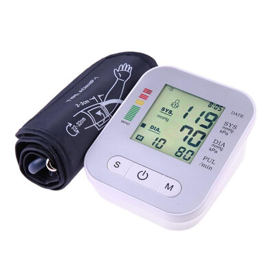 

Digital LCD Upper Arm Blood Pressure Monitor Heart Beat Meter for Measuring