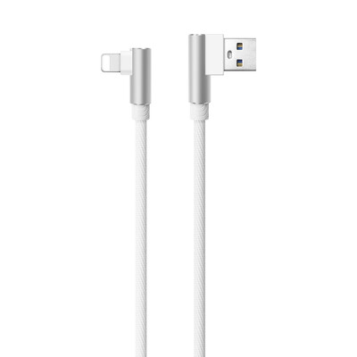 

Nylon Braid 8 Pin  Bending Data Charger Usb Cable