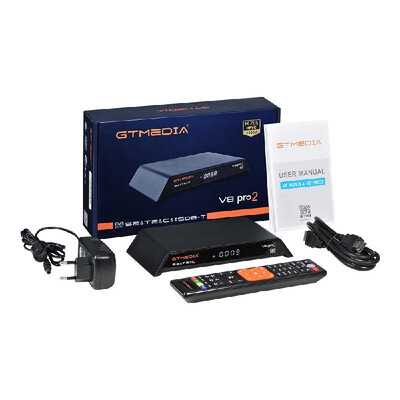 

GTMEDIA V8 Pro2 DVB-S2 TV Receiver HD 1080P Set Top Box Digital Video Broadcasting Receiver Built-in WiFi Support H265