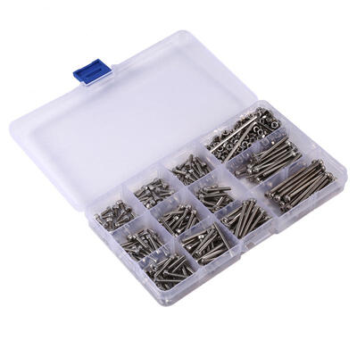 

Greensen 440pcs M3 Stainless Steel Hex Head Socket Screws&Nuts Assortment 2 Hex Keys