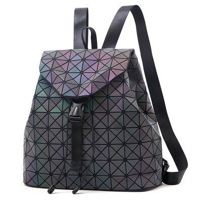 

Back To School Girls Luminous School Backpack Casual Fluorescent Gradient Double Shoulder Bag Fashion Travel Rucksack