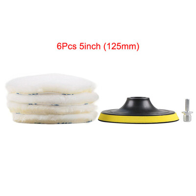 

4 125mm Polishing Pad1 Adapter1 Polishing Plate Used In Pneumatic Etc