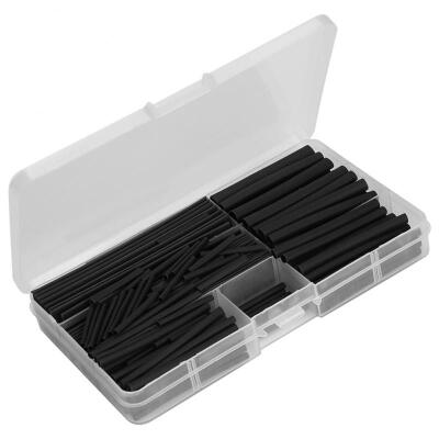 

Greensen 150Pcs Black 21 Heat Shrink Tubing Tube Sleeving Wire Cable Kit Accessories