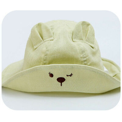 

Baby Wide Brim Sun Hat Cotton Kids Bucket Cap Summer Beach Girls Travel Outdoor