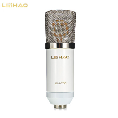 

LEIHAO BM - 700 Condenser Sound Recording Microphone with Shock Mount for Radio Braodcasting