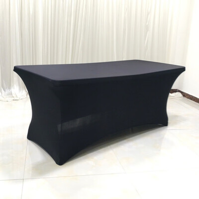 

Polyester Table Cover Stretchable Household Party Table Cover Festive Party Supplies