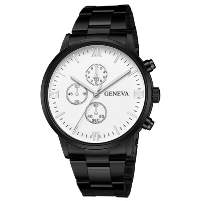 

Gobestart Mens Stainless Steel Quartz Analog Date Wrist Watch Sport Watches Gifts