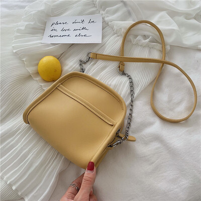 

Summer small bag handbags new 2019 France niche foreign wild single shoulder slung fashion chain saddle bag