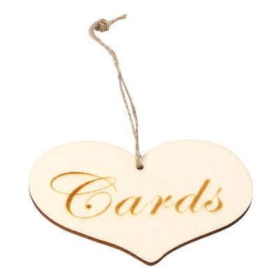 

Wood Visiting Card Reminder Hang Ornament for DIY Wedding Engagement Party