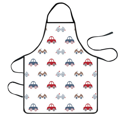 

Toponeto Home Women Waterproof Cute Cartoon Kitchen Restaurant Cooking Bib Apron Aprons