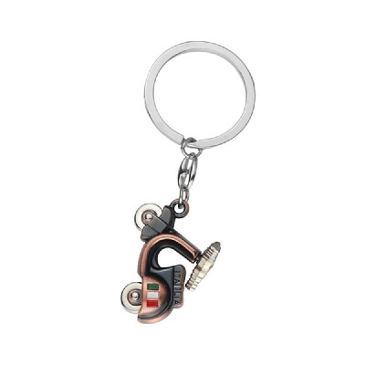 

Metal Key Chain Zine Alloy Exquisite Electrombile Key Pendant