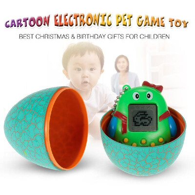 

Cartoon Electronic Pet Game Toy Handheld Virtual Pet Keychain Dinosaur Egg Virtual Pets Kids Toy Gift