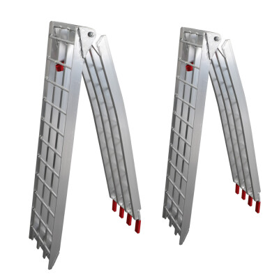 

Ktaxon 75 Loading Ramp 1500 lb Heavy Duty Aluminum ATV UTV Arched Folding Ramps Pair