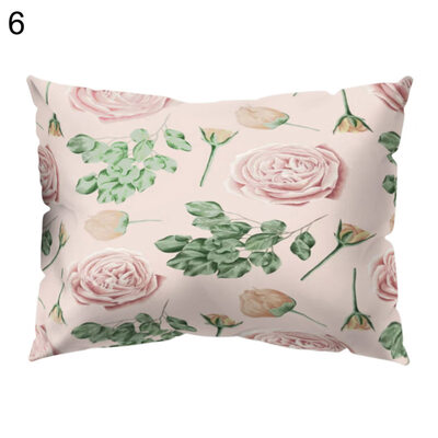 

Fashion Flower Plant Pillow Case Cushion Cover Sofa Bed Car Cafe Office Decor