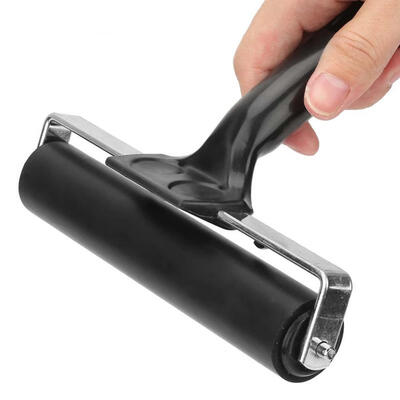 

Greensen Rubber Brayer Roller Art Ink Painting Printmaking Roller Stamping Tool 15 cm