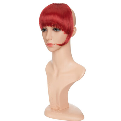 

Hair Bangs Clip in Hair Extensions Front Neat Bang Fringe One Piece Striaght Hairpiece Accessories