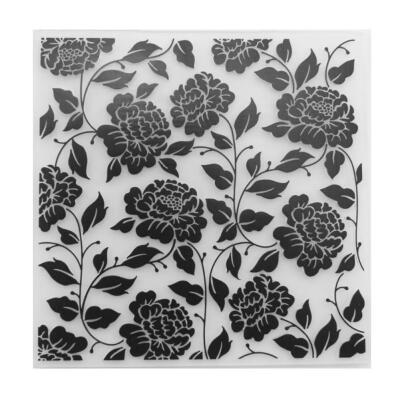 

Flower Printed DIY Scrapbooking Plastic Embossing Template Folder Stencil