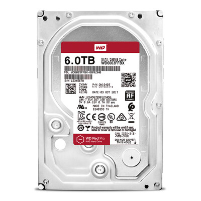 

Western Digital WD Red Disk Pro 6TB Network Storage Hard Drive NAS Hard Drive SATA6Gb s 256M Cache WD6003FFBX