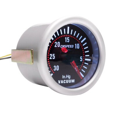 

Car 12V Vacuum Gauge 52mm Smoke Lens Auto Vacuum Gauge -300 InHg Displaying Car meter