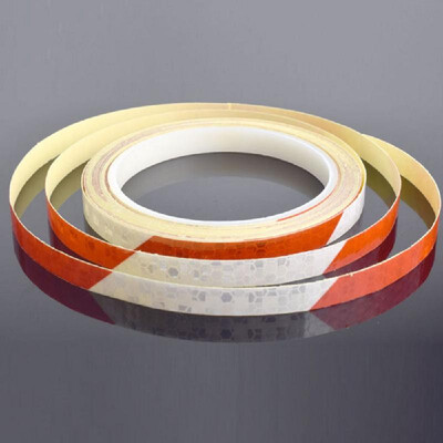 

8M Cycling Mountain Bike Reflective Stickers Strip Water-Resistant Safety Warning Fluorescent Tape for Bicycle Cycling Motorcycle