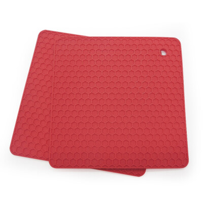 

Heat Resistant Silicone Honeycomb Table Mat Placemat Non-slip Pot Holder Mat UK