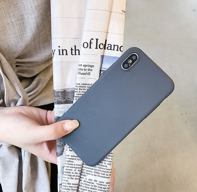 

New matte tpu mobile phone shell  material soft shell for apple 11 soft shell fine rock sand solid color mobile phone shell