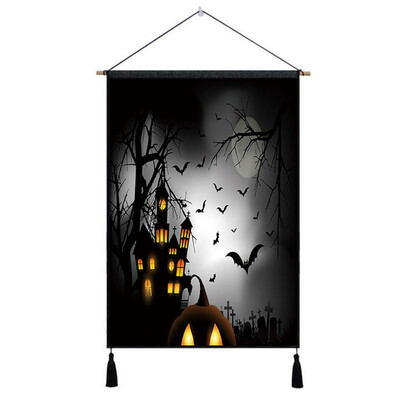 

Toponeto Unframed Hallowmas Oil Painting Print Picture Home Wall Room Wall Hanging