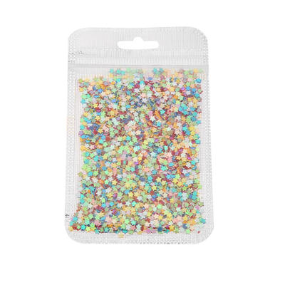 

1200pcs 3mm Star Glitter Slices Acrylic Nail Sequins Nail Art Decoration