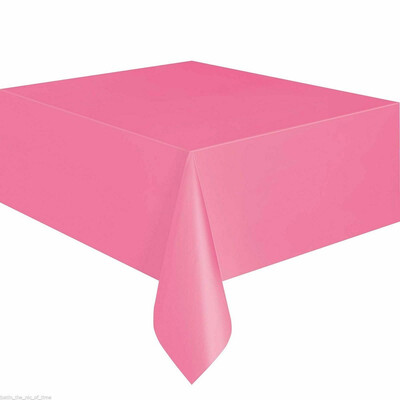 

Plastic Table Cover Cloth Wipe Clean Party Tablecloth Rectange Covers Cloths