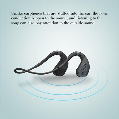 

Bone Conduction Bluetooth Headset Built-in 8GB Memory Music Player Wireless Sports Headphones IPX8 Waterproof Sweatproof Stereo Ea