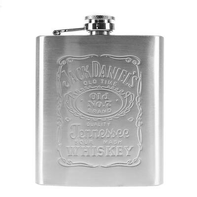 

Portable 6oz Stainless Steel Hip Flask Funnel Cups Wine Alcohol Bottle Kits