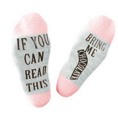 

Personalised Socks Letter Printed Socks If You Can Read This Bring Me Wine Coffee Beer Funny Socks Unisex Socks