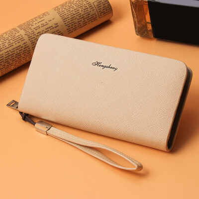 

Tailored Men Long Wallet Casual Multi-function Clutch Bag Card Package Multi-card Holder