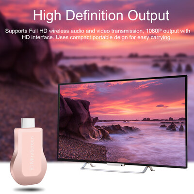 

MiraScreen New Wireless WiFi Display Dongle Receiver 1080P HD TV Stick Miracast Airplay DLNA Mirroring for Android iOS Smart Phone